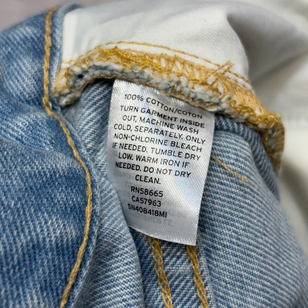 NWT Something Navy Women High Waist Straight Jeans Size 04/27 Blue Denim C134 20 - Picture 16 of 16